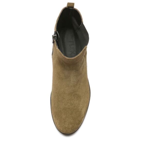 New The Flexx UP N OUT TOO Olive Green Suede Italian leather size 6 - Picture 3 of 4